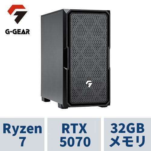 ゲーミングPC G-GEAR GE7A-C261B/NT1 Ryzen7 9700X /RTX507...