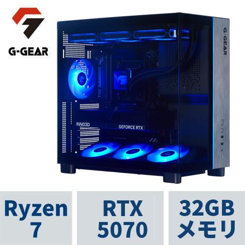 ゲーミングPC G-GEARピラーレス GV7A-D261B/R/CP1 Ryzen7 7800X3...