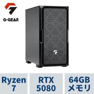 ゲーミングPC G-GEAR GE7A-L261BH/CP5 Ryzen7 9800X3D /RTX5080 /64GBメモリ /2TB SSD /WiFi7+Bluetooth対応