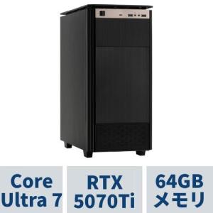 クリエイターPC WA7J-H260BPH/NT2 CoreUltra7 270K Plus /RTX5070Ti /64GBメモリ /1TB SSD /WiFi7+Bluetooth対応