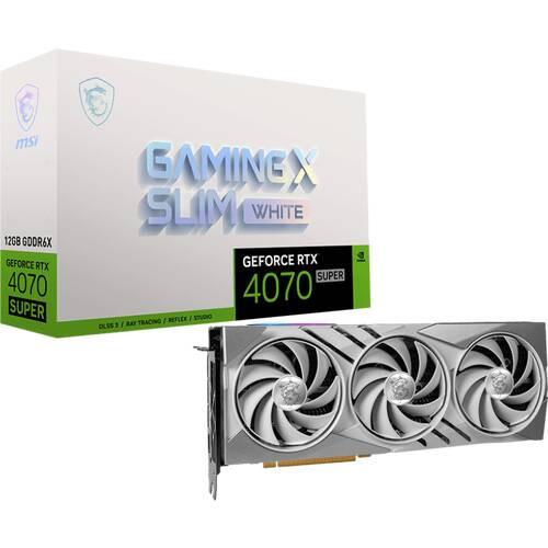 GeForce RTX 4070 SUPER 12G GAMING X SLIM WHITE