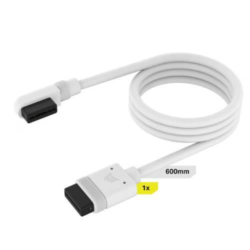 iCUE LINK Slim Cable 600mm ホワイトモデル (CL-9011130-WW)