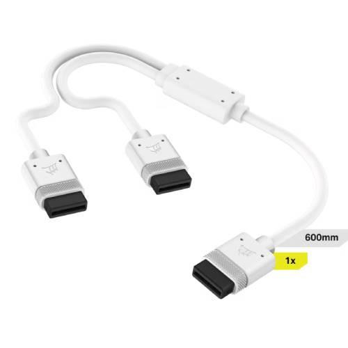 iCUE LINK Y-Cable 600mm ホワイトモデル (CL-9011132-WW)