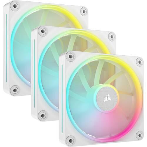 iCUE LINK LX120 RGB WHITE Triple Fans Starter Kit ...
