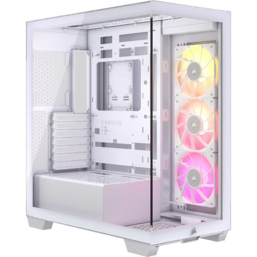 iCUE LINK 3500X RGB Tempered Glass Mid-Tower -Whit...