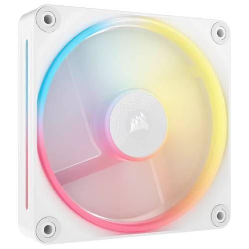 iCUE LINK LX140-R RGB WHITE Single Reverse Fan Exp...