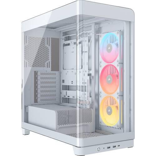 FRAME 4500X LX-R RGB iCUE LINK Panoramic Glass Whi...