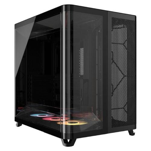 AIR 5400 RS-R ARGB Tempered Glass Black　CC-9011318...