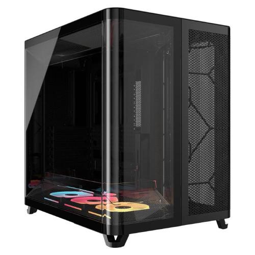 AIR 5400 LX-R iCUE LINK Tempered Glass Black　CC-90...