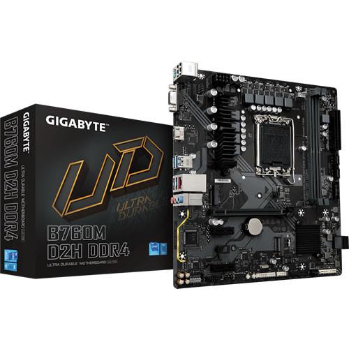 GIGABYTE ギガバイト B760M D2H DDR4 【PCIe 4.0対応】 マザーボード ...