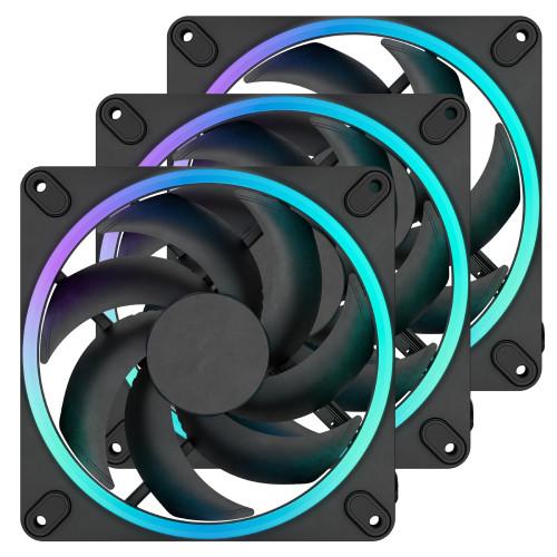 Momentum 14 RGB 3-pack Black　FD-F-MR1-1403