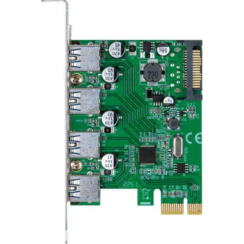 ポートを増やしタイ USB 5Gbps ×4ポート増設 PCI Express ×1接続 インターフ...