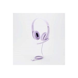 HS-KD01TPL 有線アナログ接続 子ども用 ヘッドセット パープル