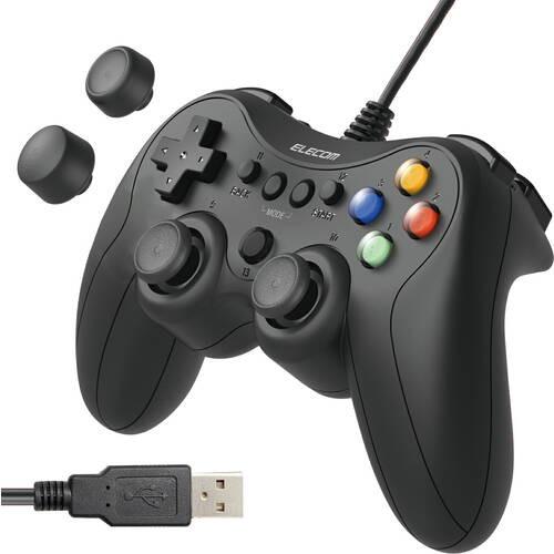 JC-GP30SBK ゲームパッド メカニカルトリガー/スティックカスタマイズ対応 振動機能なし ス...