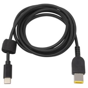 USB Type-C ノートPC電源ケーブル 65W 角型タイプ（Lenovo/NEC向け