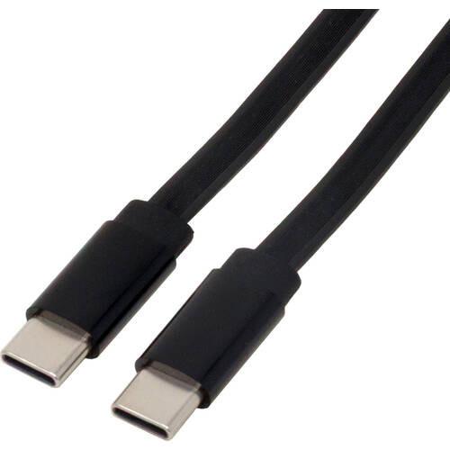 USB2.0 Type-Cケーブル PD60W ソフト&amp;フラット 0.5m　U20CC-MM05P6...