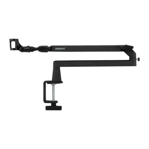 GRAPHT ロープロファイル MICROPHONE ARM（Black） [GRT057-BLK-...