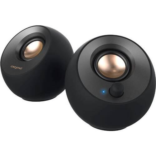 Creative Pebble V2　SP-PBLV2-BK パワフル コンパクト ステレオスピーカ...