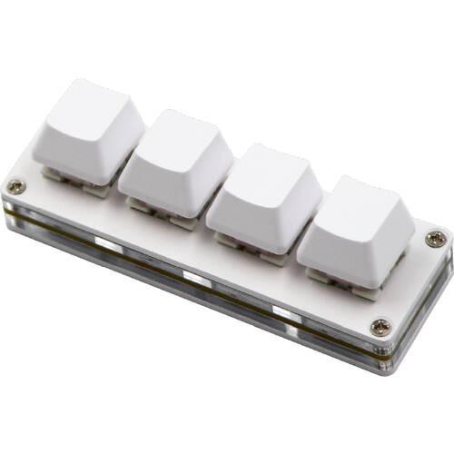 キーカスタマイズ ちょい足しキーボード 4キー ホワイト MK-04WH