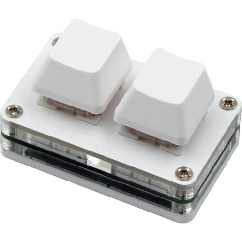 キーカスタマイズ ちょい足しキーボード 2キー ホワイト MK-02WH