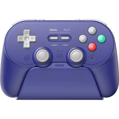8BitDo Pro 3 Bluetooth Purple  有線/USB無線/Bluetooth対...