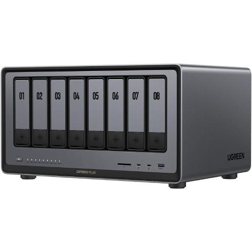 DXP8800 Plus [NASケース・NASキット（HDD・SSD無し） / 8ベイ + 2スロ...