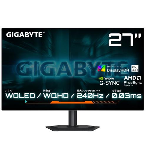 GO27Q24G 27インチ WQHD(2560x1440) 有機EL ゲーミングモニター WOLE...