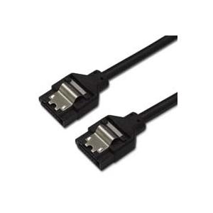 ラッチ付 シリアルATAラウンドケーブル SATR-3103BK 30cm