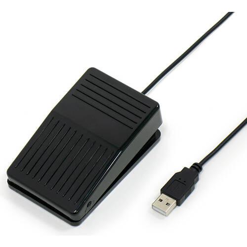 RI-FP1BK-A USBフットペダルスイッチ 1ペダル ブラック