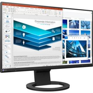 FlexScan EV2480-ZBK (ブラック） 23.8インチ フルHD IPS フレームレスモニター USB Type-C対応