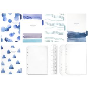 TSUKURIRO プラスチック インデックス 4種セット しおり定規 クリアポケット リフィル 保護 カバー