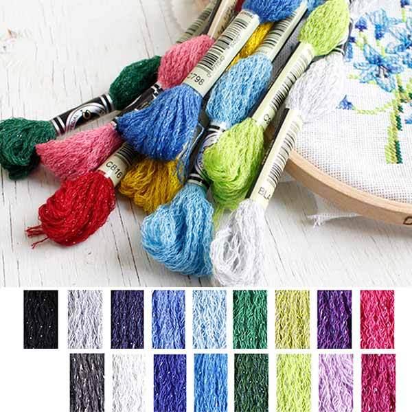 25番・8mDMC ラメ刺繍糸 刺しゅう糸 TOILE エトワール