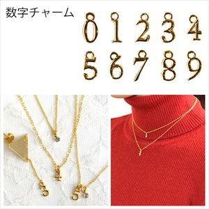 アクセサリー 数字チャーム 5個入 KE456-475 : つくる楽しみYahoo!店