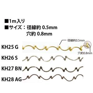 ネックレスチェーン アンティークゴールド 1m単位の切売販売｜tsukurutanosimi