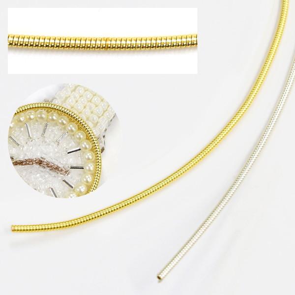 MIYUKI フレンチワイヤー モール φ1.5mm 80cm分 ライトゴールド MIY-HC164