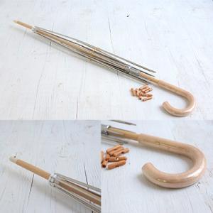 日傘骨組み パラソル 木製タイプ 手作り日傘