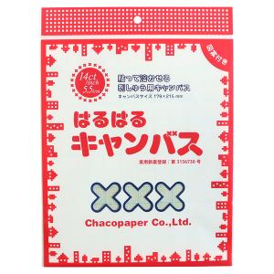 はるはるキャンバス 179x215mm 水で溶ける 刺しゅうの印つけシール