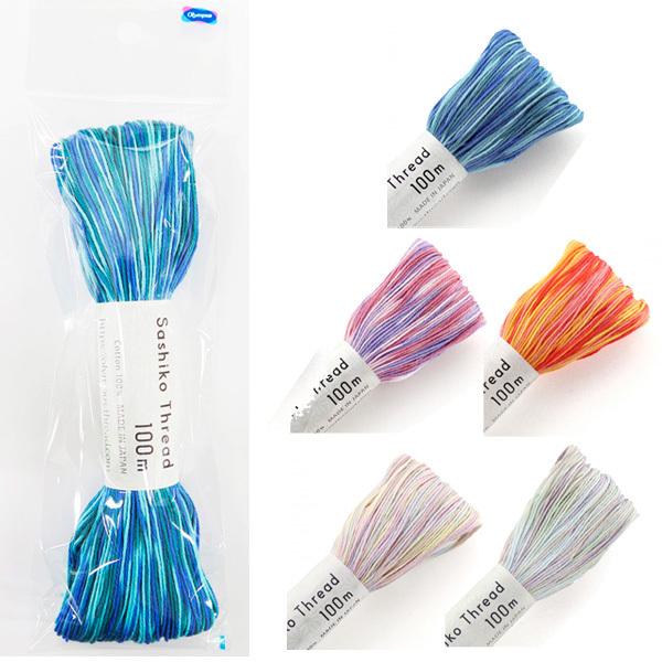 刺し子糸 Sashiko Thread 100m グラデーション さしこ 刺し子糸 刺し子 刺しゅう...