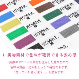 PPバンド見本帳 手芸用 PPバンド PPテー...の詳細画像2