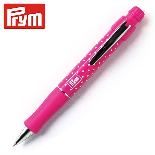 布用水性シャープチャコペン 0.9mm芯 全長140mm ピンク Prym プリム