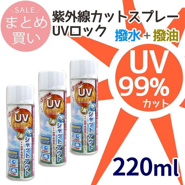 まとめ買い UVカット 紫外線カット スプレー 3本セット KAWAGUCHI カワグチ| つくる楽...