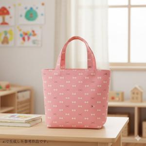 生地 布 プリントオックス生地 リボン 入園入...の詳細画像3