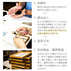 熊野筆 竹宝堂 リキッドファンデーション用 メ...の詳細画像4