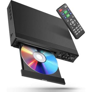 DVDプレーヤー 1080Pサポート ARAFUNA リージョンフリー 再生用 dvd プレーヤー DVD/CD/SVCD/VCD/MP3デ