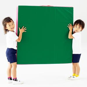 体操マット 軽量 二つ折り 滑り止め付き 90...の詳細画像1