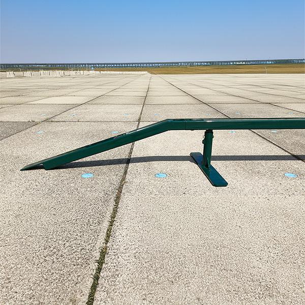 ツムラスケートボードセクション ストリート スケートボード進入レール(角) パーツ