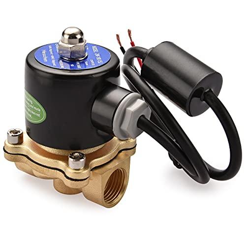 Heschen (ハドソン) 黄銅 電磁弁 2W-160-15 直動式 110 VAC PT1/2 ...