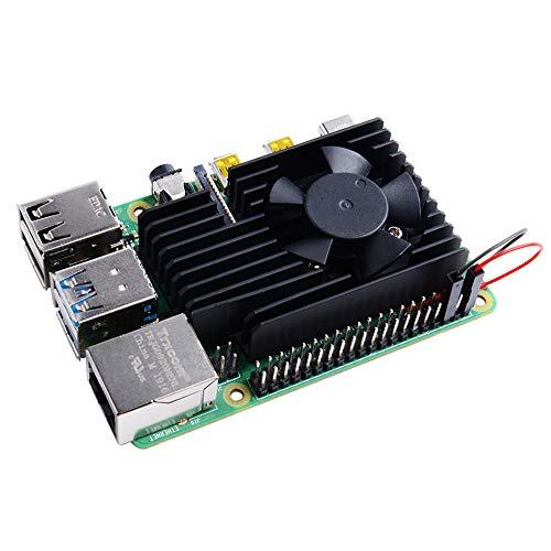 GeeekPi ラズベリーパイ冷却キット、Raspberry Pi 4 冷却ファン + Raspbe...