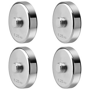 PROIRON ダンベル プレートダンベルおもり追加 純鋳鉄 10kg×2個 (穴径