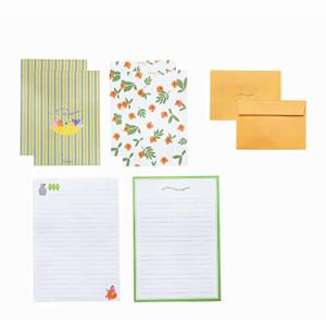 tricolor レターセット 封筒10枚 便せん20枚 便せん 便箋 封筒セット かわいい クマ 封筒用紙 お祝い 挨拶 ラブレター お見舞い お礼